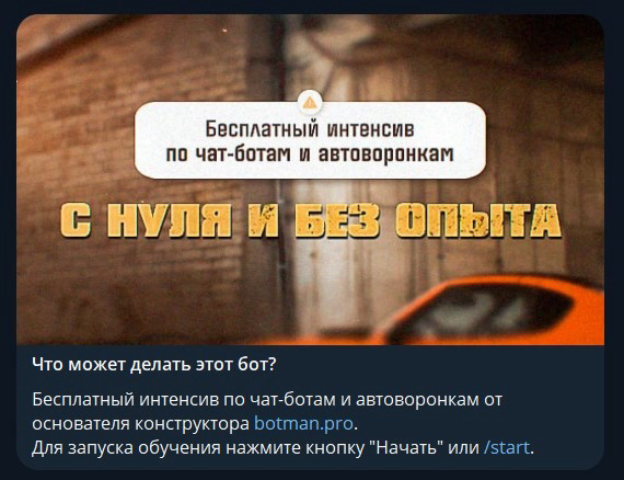 "Обучение разработке чат-ботов" от Милова Анатолия