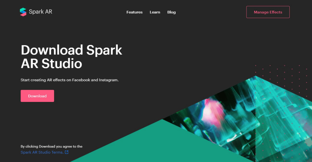 Spark AR Studio – программа для создания AR маски для Instagram