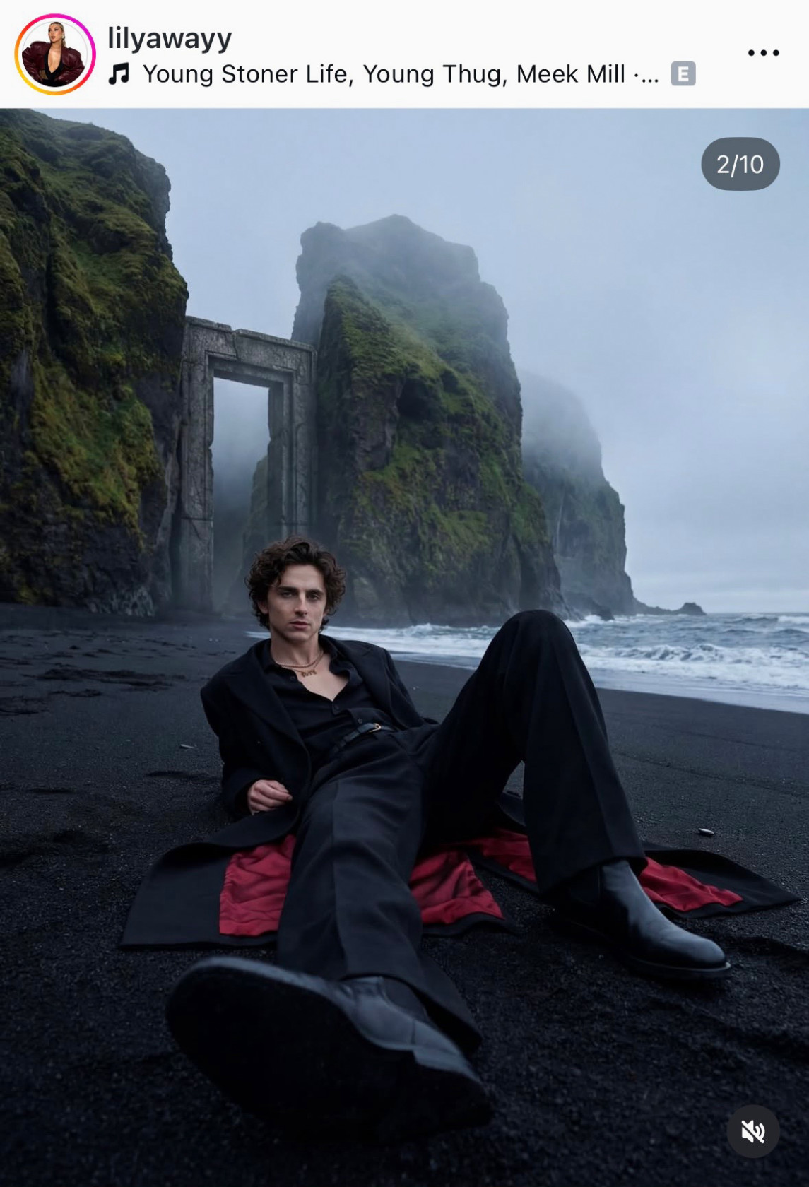 Пример атмосферного AI-визуала, собранного под референсы и стиль автора.