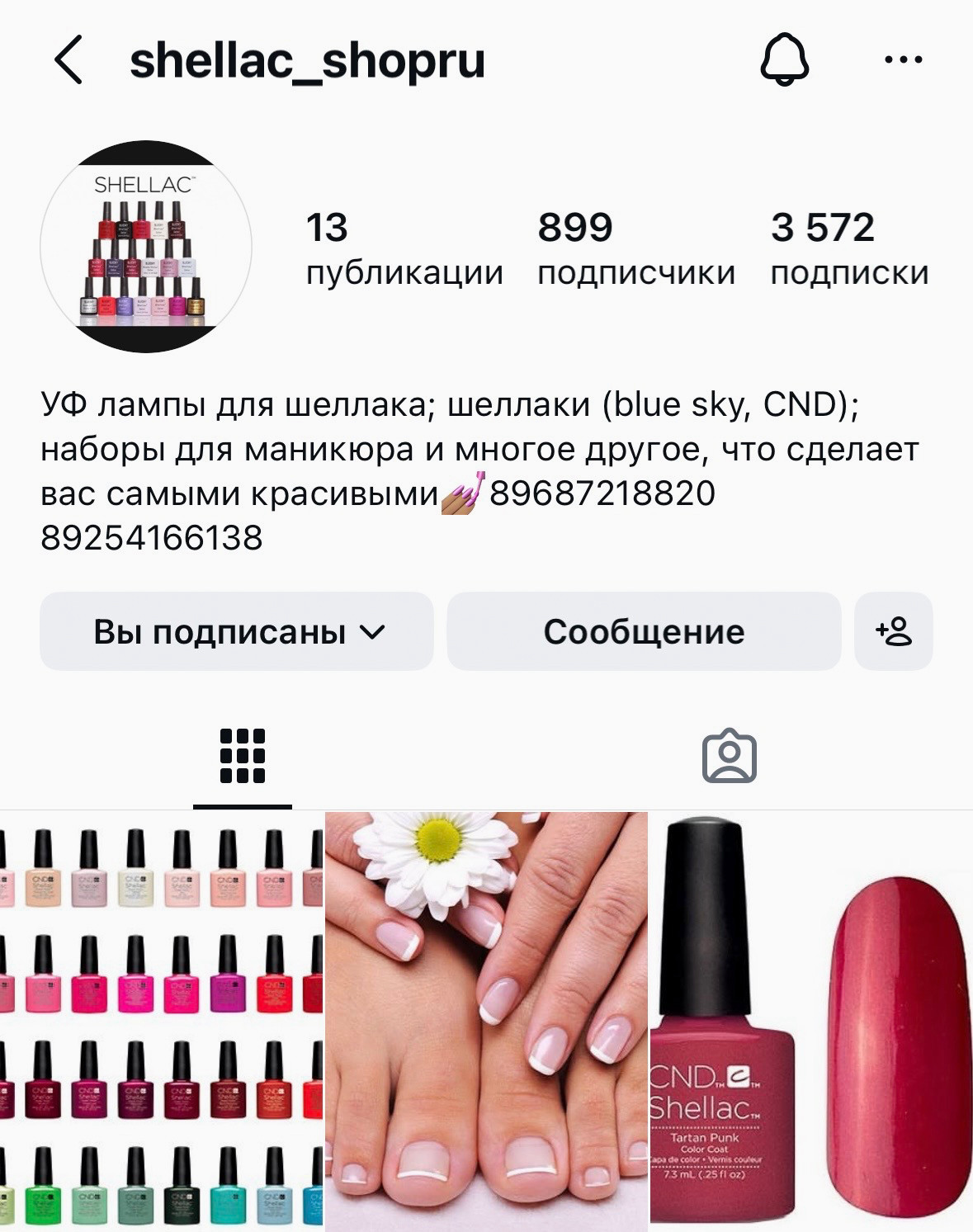 Стоковые фото, телефон в био, непонятный бренд — типичный спам.