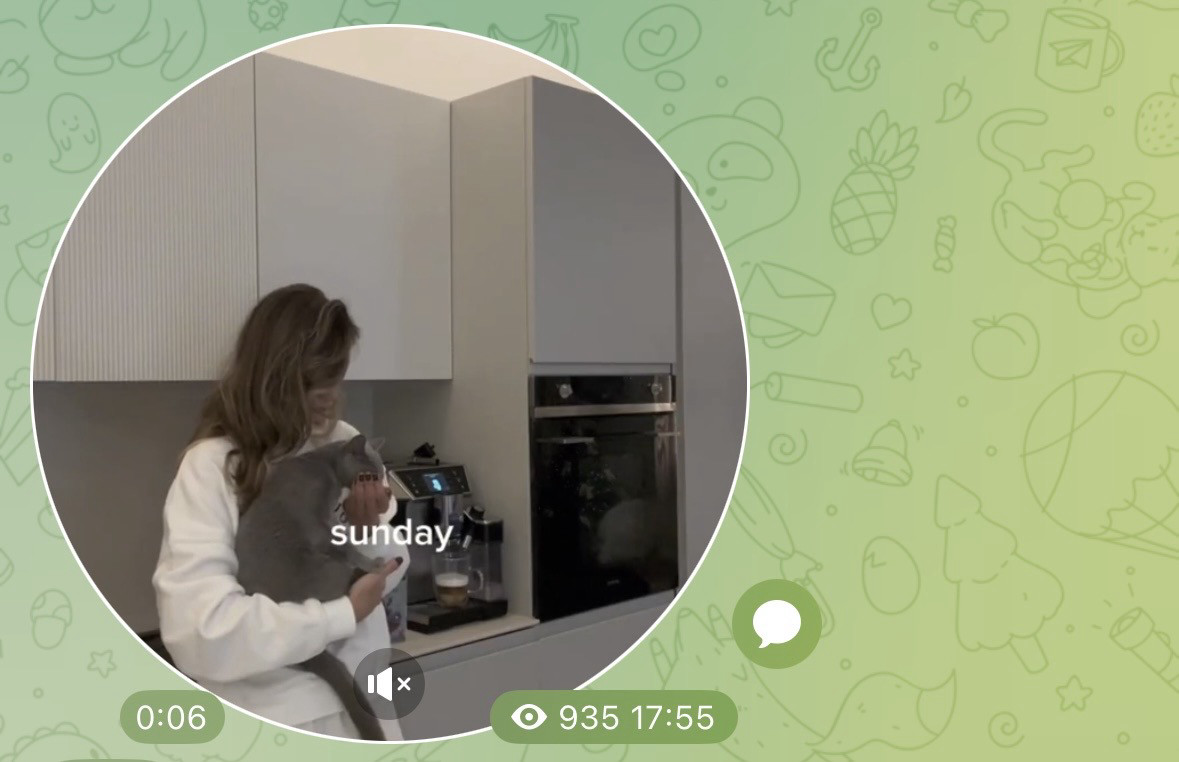 Иногда быстрее поделиться мыслью, записав кружок.